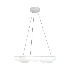Lampa wisząca  50 cm- akrylowa, w kształcie chmurki  3000 - 4000 - 6000 K ST-DL6123P-50