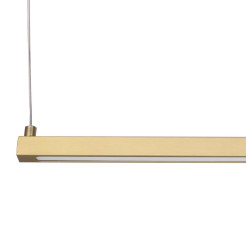 Lampa wisząca -80 LED - złota oprawa liniowa 4000K ST-8960-L80 gold 4000K