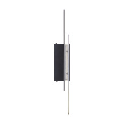 Lampa ścienna  LED, kinkiet czarny ryflowany dwustronny ST-HC-D09