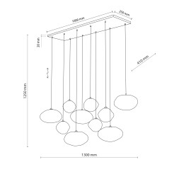 NEBIA NEW BROWN LAMPA WISZĄCA 10XG9 11793