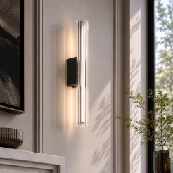Lampa ścienna  40 cm - LED, transparentna tuba ST-HC-D14-H400
