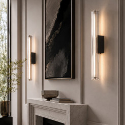 Lampa ścienna  40 cm - LED, transparentna tuba ST-HC-D14-H400