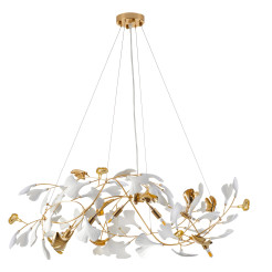 Lampa wisząca  GOLD 100 cm - złota, G9, regulowana, designerska XY080P-L1000 gold