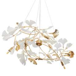 Lampa wisząca  GOLD 100 cm - złota, G9, regulowana, designerska XY080P-L1000 gold