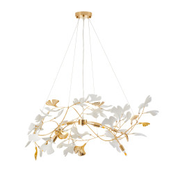 Lampa wisząca  GOLD 100 cm - złota, G9, regulowana, designerska XY080P-L1000 gold