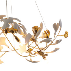 Lampa wisząca  GOLD 100 cm - złota, G9, regulowana, designerska XY080P-L1000 gold