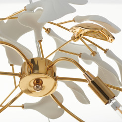 Lampa wisząca  GOLD 100 cm - złota, G9, regulowana, designerska XY080P-L1000 gold