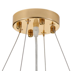 Lampa wisząca  GOLD 100 cm - złota, G9, regulowana, designerska XY080P-L1000 gold