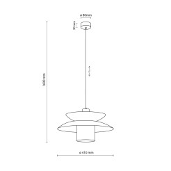 VERADO SABIA 1 LAMPA WISZĄCA 11766