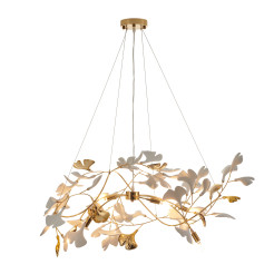 Lampa wisząca  GOLD 100 cm - złota, G9, regulowana, designerska XY080P-L1000 gold