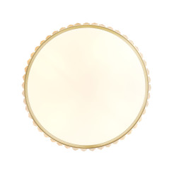 Plafon sufitowy glamour MAGIA 40 cm - złoty szczotkowany, kryształy K9 ST-D8801C-R40-MAGIA