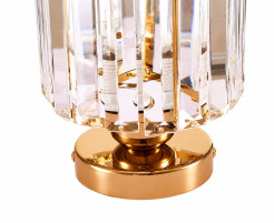 Plafon  szklany ze złotym detalem 12,5 cm ST-8876W gold