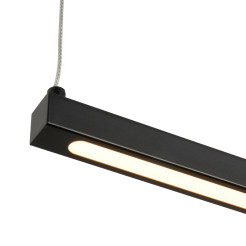 Lampa wisząca -80 LED - czarna oprawa liniowa 4000K ST-8960-L80 black 4000K
