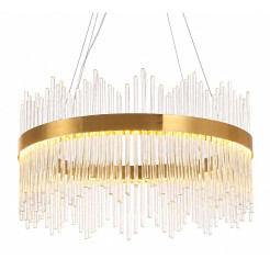 Lampa wisząca  60 cm – żyrandol LED, złoty do salonu ST-4999-60 mirror gold