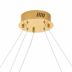 Lampa wisząca  80 cm – żyrandol LED, złoty do salonu ST-4999-80 mirror gold