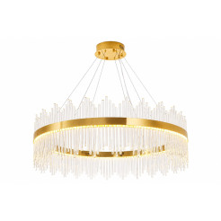 Lampa wisząca  100 cm – żyrandol LED, złoty do salonu ST-4999-100 mirror gold