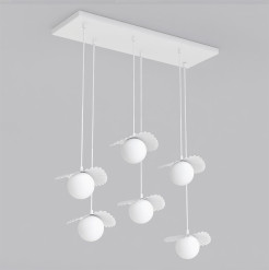6 WHITE OPAL 1759/6