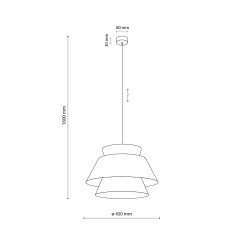 KALUM WOOD LAMPA WISZĄCA 1XE27 11784