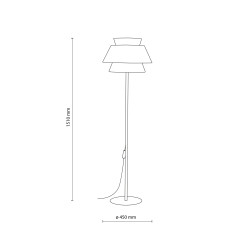 KALUM LEN LAMPA PODŁOGOWA 1XE27 16223