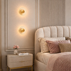 Lampa ścienna SUNBLAST - kinkiet LED 20 cm, złoty ST-DL5623W