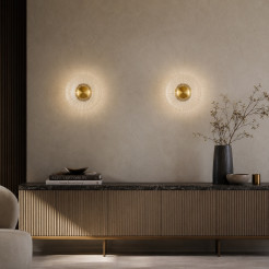 Lampa ścienna SUNBLAST - kinkiet LED 20 cm, złoty ST-DL5623W