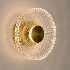 Lampa ścienna SUNBLAST - kinkiet LED 20 cm, złoty ST-DL5623W