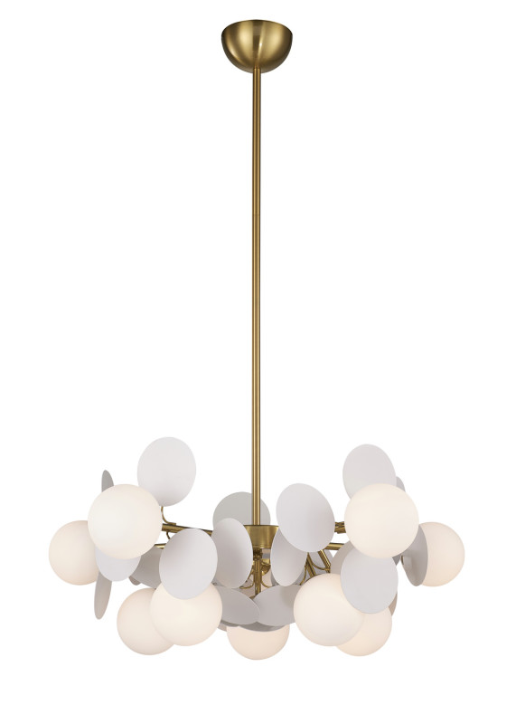 Lampa wisząca -5, biało złota 65 cm ST-DL-2969P-5