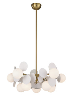 Lampa wisząca -5, biało złota 65 cm ST-DL-2969P-5