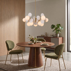 Lampa wisząca -5, biało złota 65 cm ST-DL-2969P-5