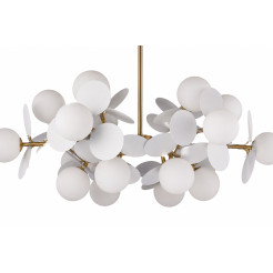 Lampa wisząca -5, biało złota 65 cm ST-DL-2969P-5