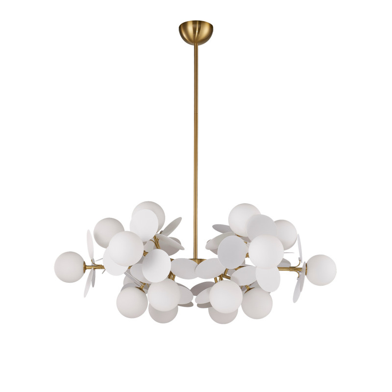 Lampa wisząca -6, biało złota 90 cm ST-DL-2969P-6
