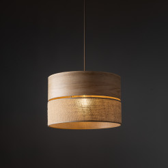 DORMA WOOD JUTA LAMPA WISZĄCA 1XE27 11786