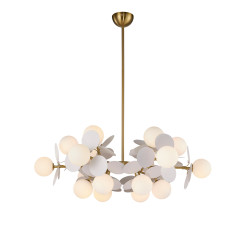Lampa wisząca -6, biało złota 90 cm ST-DL-2969P-6