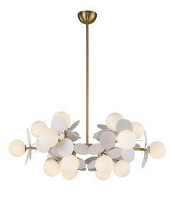 Lampa wisząca -6, biało złota 90 cm ST-DL-2969P-6