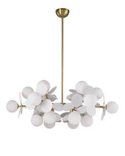 Lampa wisząca -6, biało złota 90 cm ST-DL-2969P-6