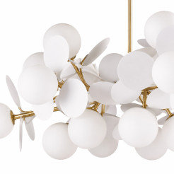 Lampa wisząca -6, biało złota 90 cm ST-DL-2969P-6