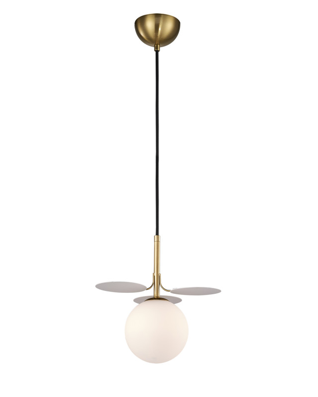 Lampa wisząca -1 biało złota, 20 cm ST-DL-2969P1