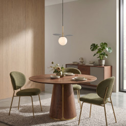 Lampa wisząca -1 biało złota, 20 cm ST-DL-2969P1