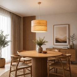 DORMA WOOD JUTA LAMPA WISZĄCA 1XE27 11787