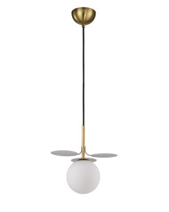 Lampa wisząca -1 biało złota, 20 cm ST-DL-2969P1