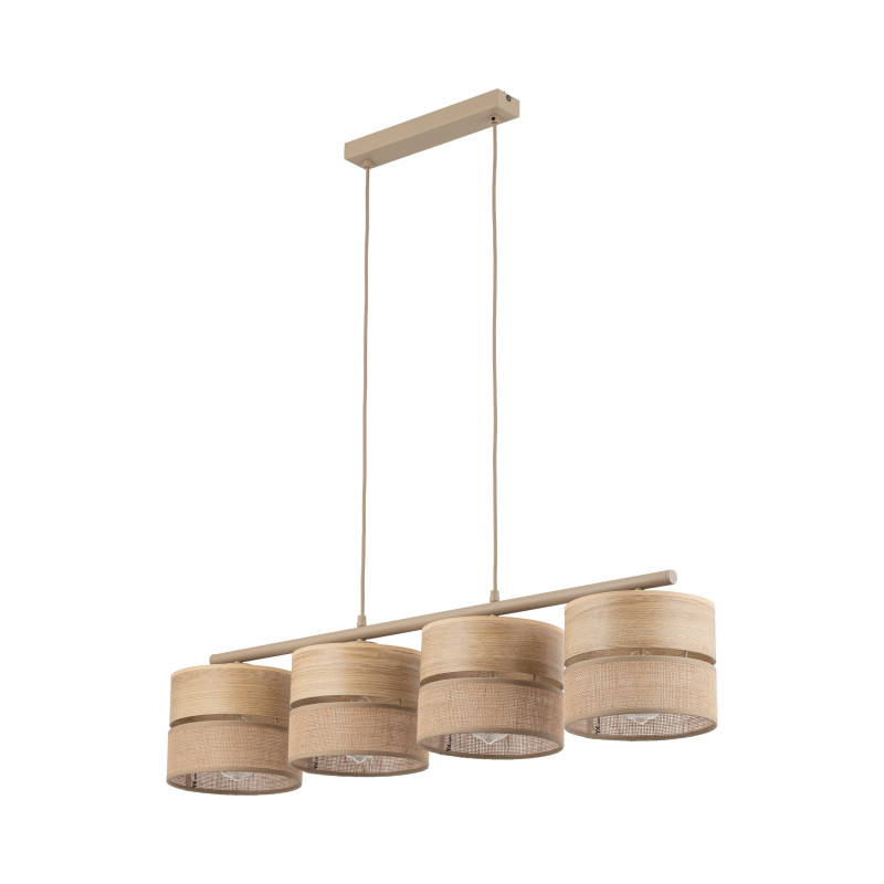DORMA WOOD JUTA LAMPA WISZĄCA 4XE27 11789