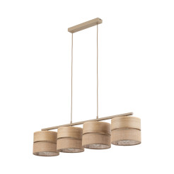 DORMA WOOD JUTA LAMPA WISZĄCA 4XE27 11789