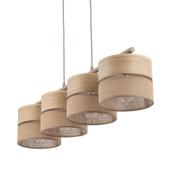 DORMA WOOD JUTA LAMPA WISZĄCA 4XE27 11789