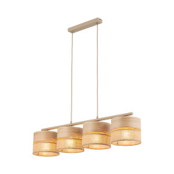 DORMA WOOD JUTA LAMPA WISZĄCA 4XE27 11789