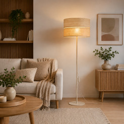 DORMA WOOD JUTA LAMPA PODŁOGOWA 1XE27 16226