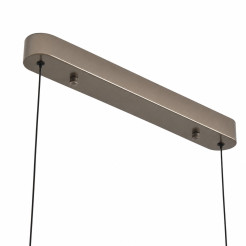 Lampa wisząca  LINE 143 cm - LED, szary szczotkowany, falista forma ST-3602-6-LONG