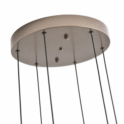 Lampa wisząca -6 – kaskadowa ledowa, szary szczotkowany 240 cm ST-3602A-6