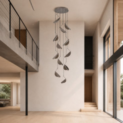 Lampa wisząca -12 kaskadowa LED do wysokich pomieszczeń 340 cm ST-3602A-12