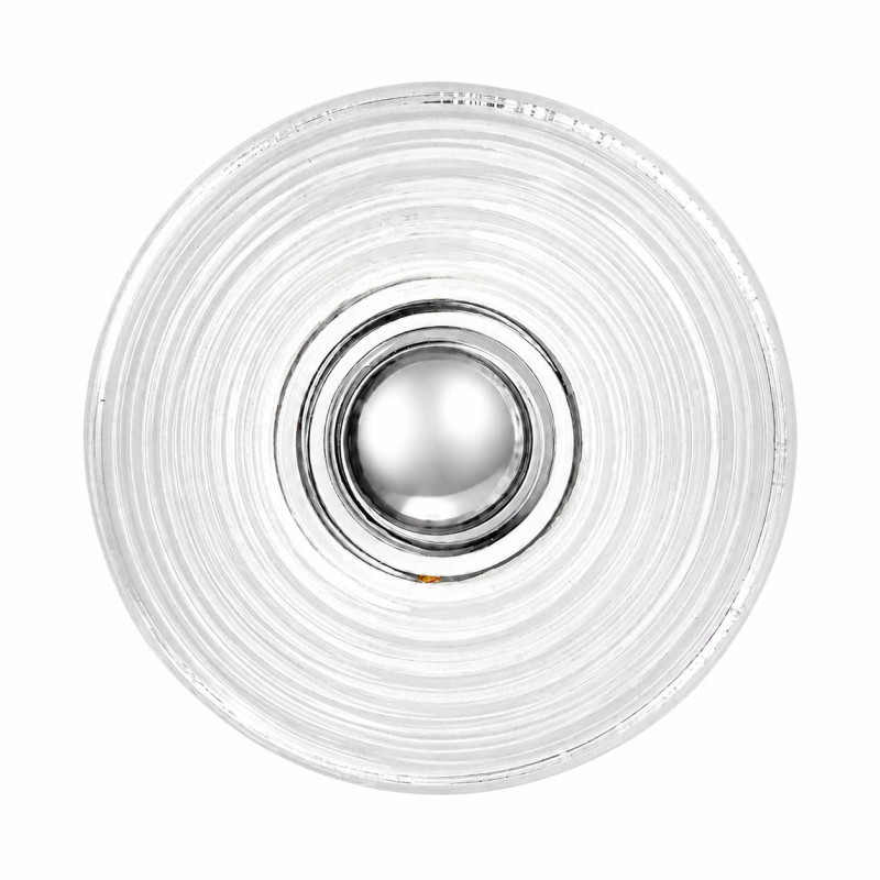Lampa ścienna  30 cm transparentno srebrna ST-X007W chrome