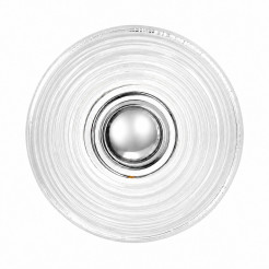 Lampa ścienna  30 cm transparentno srebrna ST-X007W chrome